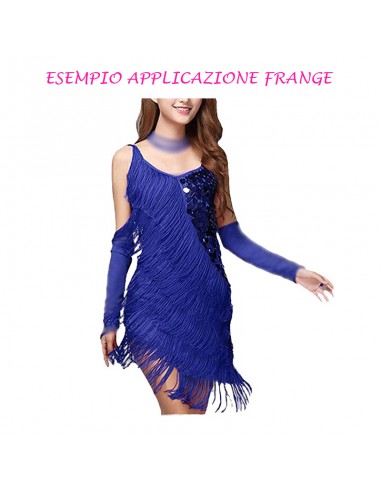 frangia tripolino elastica per i tutù e per i tuoi vestiti altezza cm 15  COD.frange-elastiche-15 Tecnodanza - Sartoria - Tecnodanza