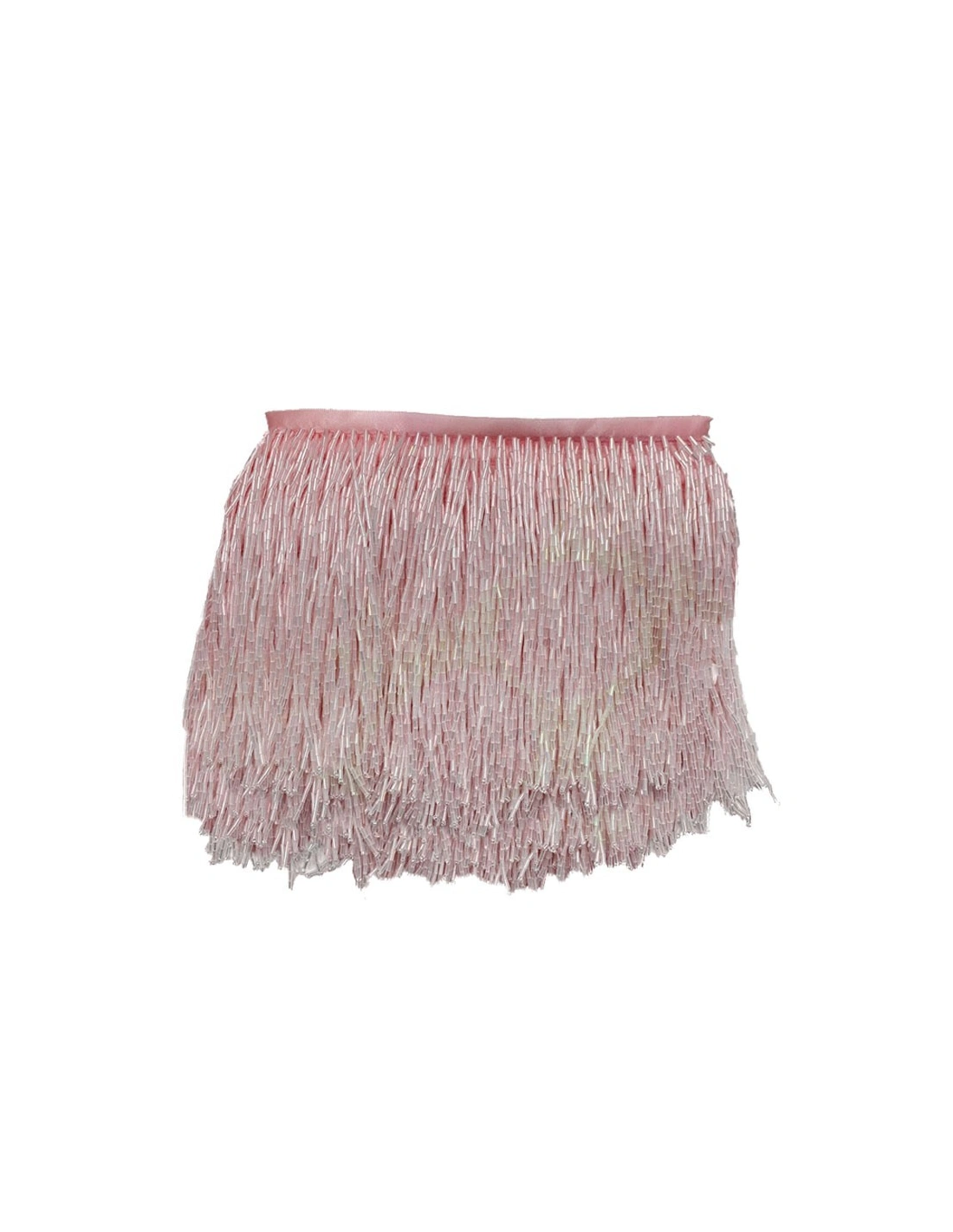 Fringes sewing bugles Fuchsia Pack - 1MT. - Fringes and Feathers
