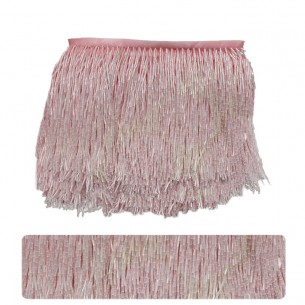 Frange da cucire a Cannette Vintage Rose pacco - 1MT. 2