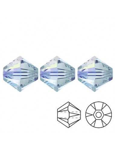 Bicone Swarovski mm 4 Lt. Azore AB -...