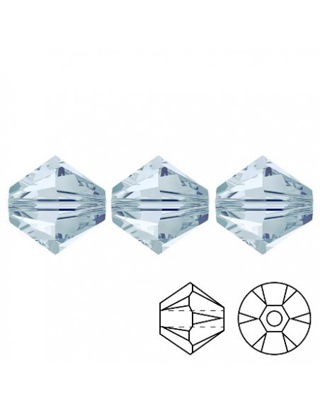 Bicono Swarovski mm 4 Lt. Azore  - 144PZ Bicono Swarovski mm 4 Lt. Azore  - 144PZ