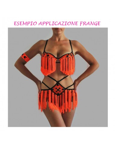 Frangia in Tripolino cm 15 Arancio...