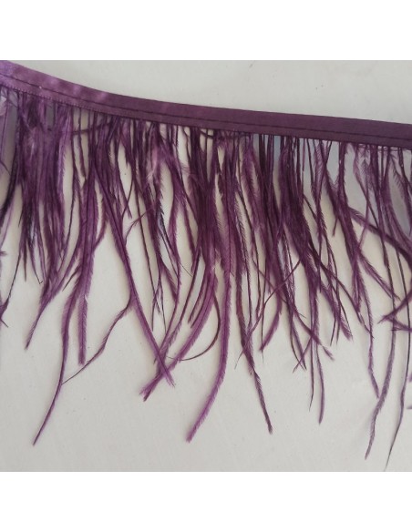 Fringe Sewing Amethyst Ostrich Feathers  Pack - 1MT. - Fringes and Feathers