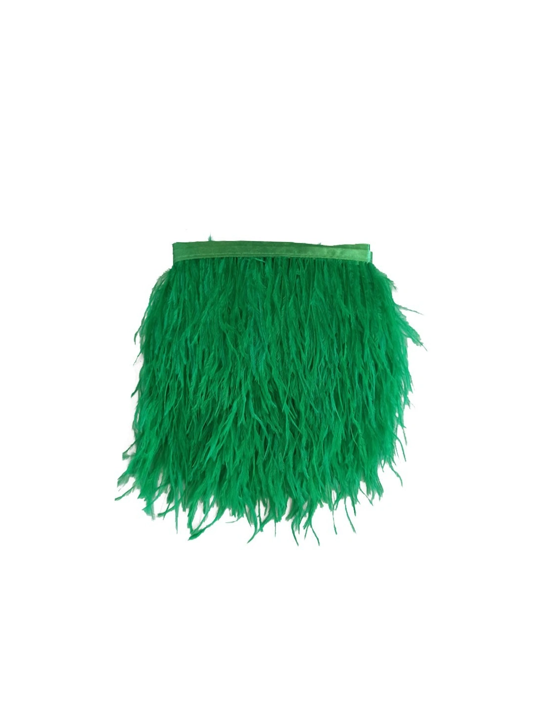 Fringe Sewing Peridot Ostrich Feathers  Pack - 1MT. - Fringes and Feathers