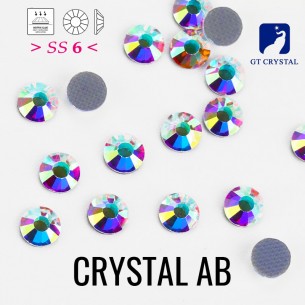 Strass GT Crystal Termoadesivi ss 6  Crystal AB - 144PZ rhinestones hotfix