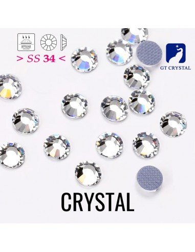 Strass Termoadesivi Hotfix GT Crystal, ss34 rhinestones hotfix crystal