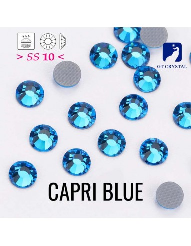 Strass GT Crystal Termoadesivi ss 10 Capri Blu - 288PZ rhinestones hotfix