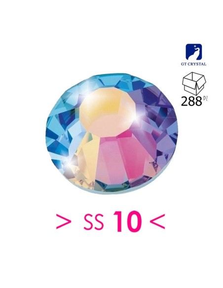 Strass GT Crystal Termoadesivi ss 10  Crystal AB - 288PZ rhinestones hotfix