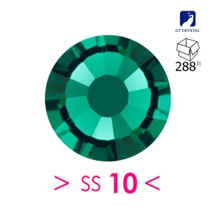 Strass GT Crystal Termoadesivi ss 10  Emerald - 288PZ rhinestones hotfix 2