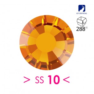 Strass GT Crystal Termoadesivi ss 10 Topaz  - 288PZ rrhinestones hotfix 2