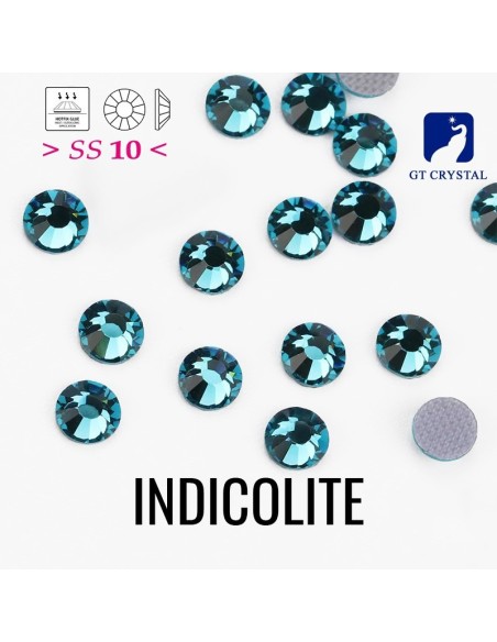 Strass GT Crystal Termoadesivi ss 10 Indicolite - 288PZ rhinestones hotfix