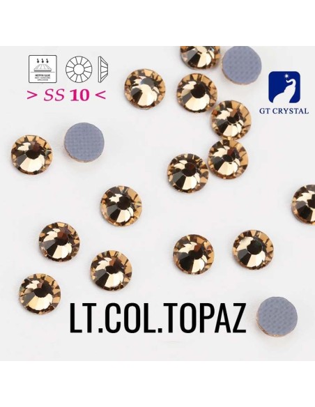 Strass GT Crystal Termoadesivi ss 10 Lt. Col. Topaz - 288PZ rhinestones hotfix