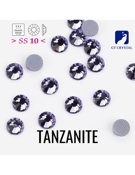 Strass GT Crystal Termoadesivi ss 10  Tanzanite - 288PZ rhinestones hotfix