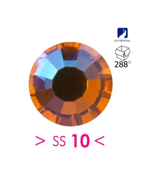 Rhinestones GT Crystal Hotfix ss 10 Crystal AB - 144 PCS - Hotfix Strass