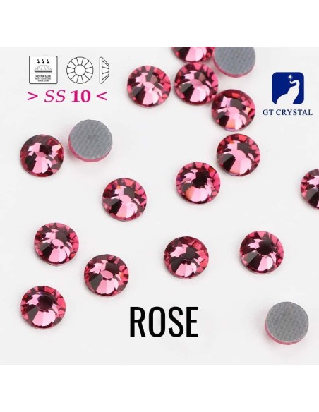 Strass GT Crystal Termoadesivi ss 10 Rose - 288PZ rhinestones hotfix