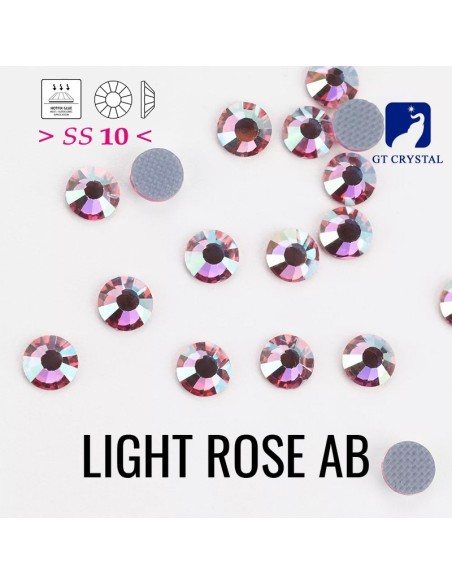 Strass GT Crystal Termoadesivi ss 10 Light Rose AB - 288PZ Rhinestones hotfix