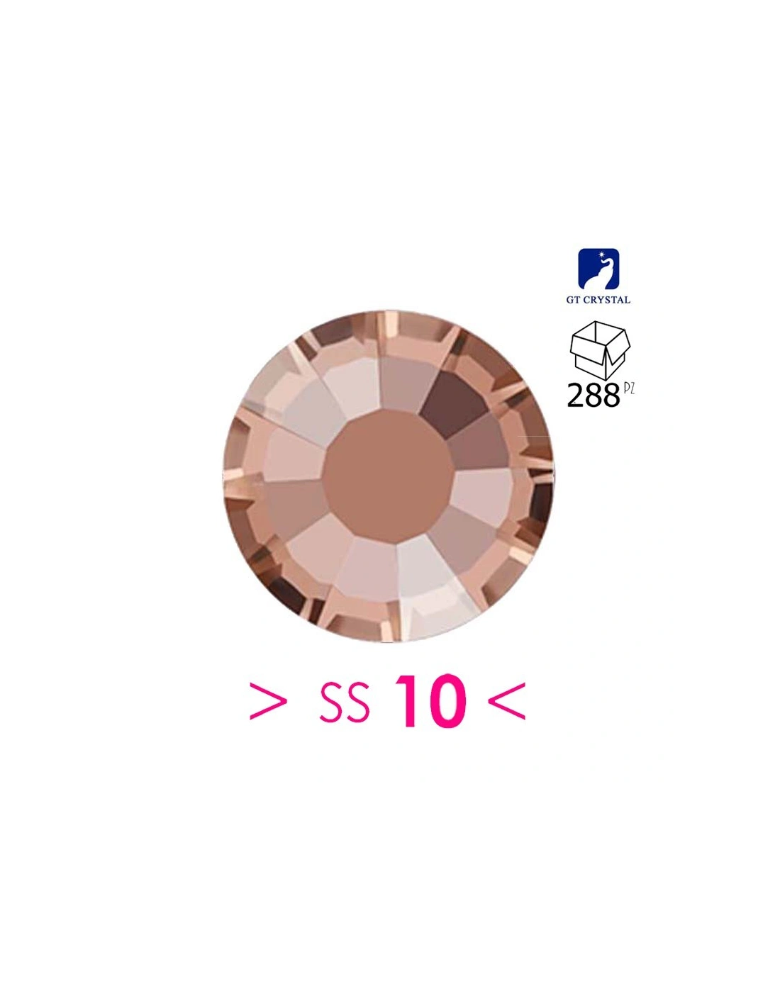 Strass Termoadesivi Hotfix GT Crystal, ss10 - tanti colori disponibili - Strass termoadesivi