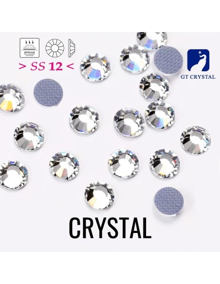 Strass GT Crystal Termoadesivi ss 12 Crystal - 288PZ RHINESTONES HOTFIX
