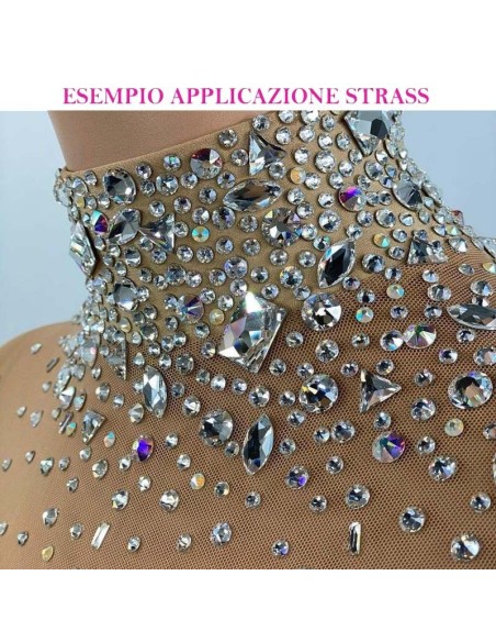 Strass GT Crystal Termoadesivi ss 12 Crystal - 144PZ - Strass termoadesivi
