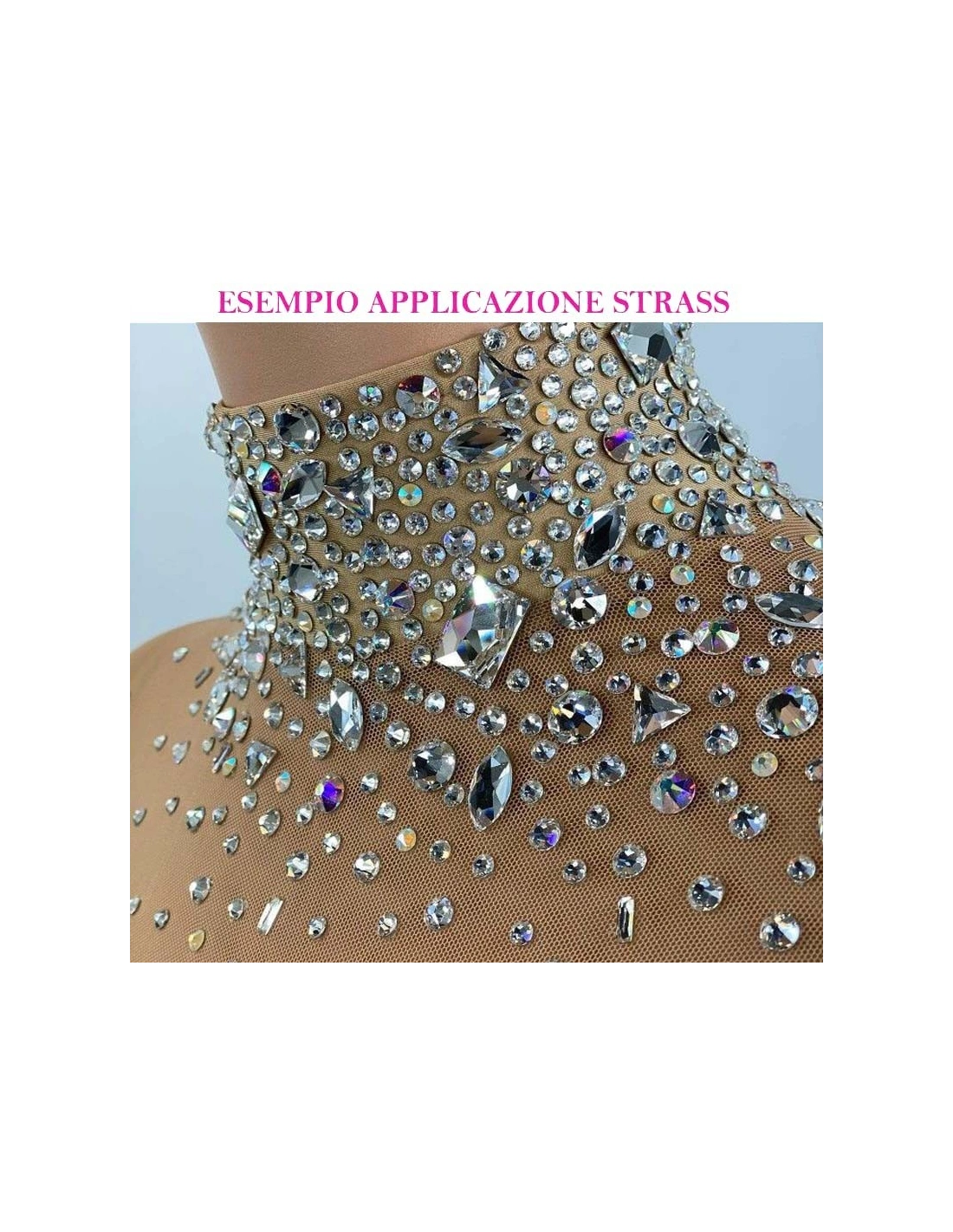Rhinestones GT Crystal Hotfix ss 12 Crystal - 144 pcs - Hotfix Strass