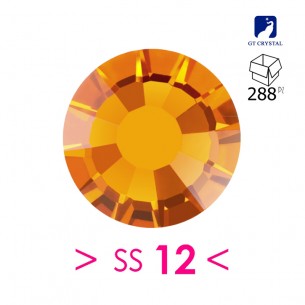 Strass GT Crystal Termoadesivi ss 12 Topaz - 288PZ rhinestones hotfix 2