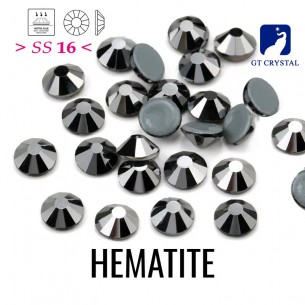 Strass GT Crystal Termoadesivi ss 16  Hematite - 144PZ