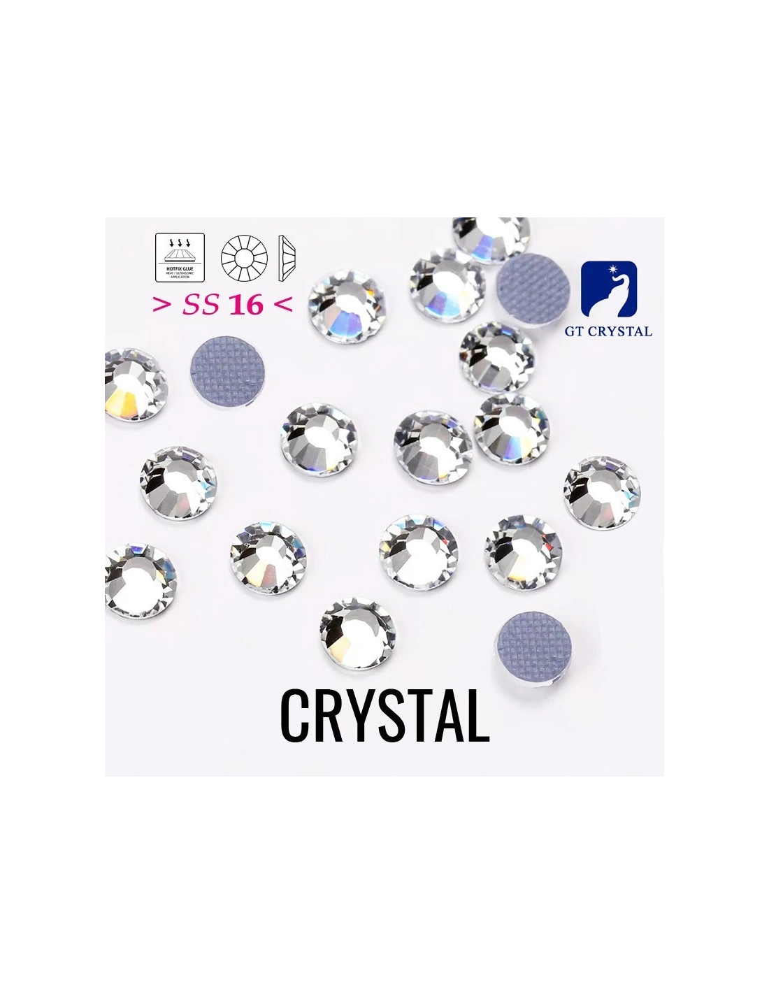 Rhinestones Hotfix GT Crystal, ss16 - many colors available - Home