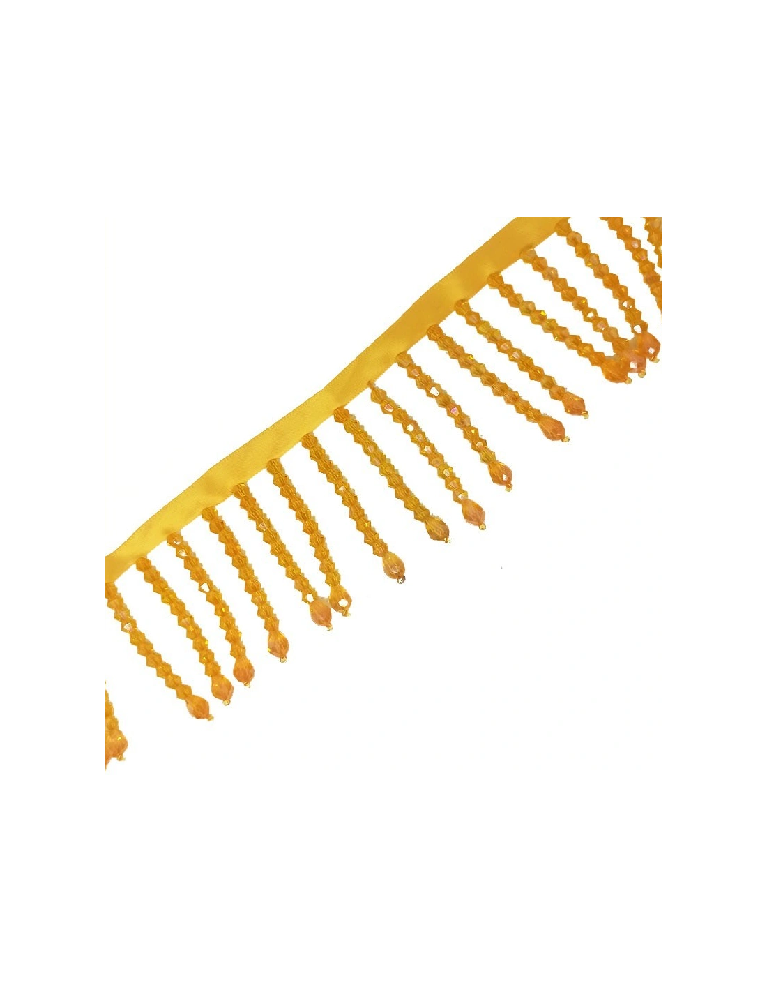 Fringe sewing Bicone Orange AB pack - 1 MT.