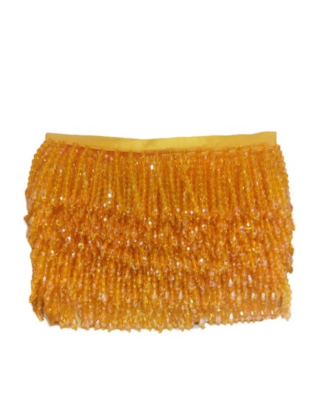 Fringe sewing Bicone Orange AB pack - 1 MT.