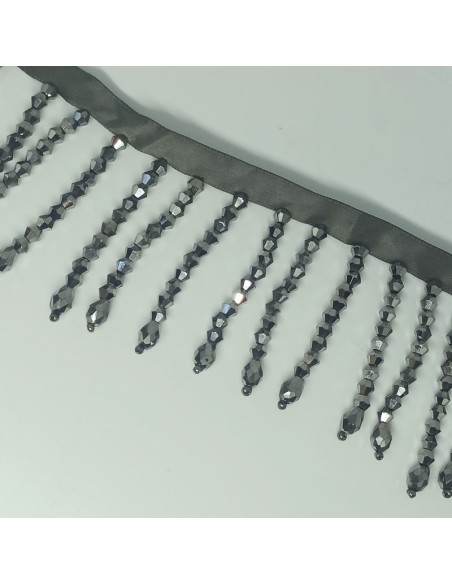 Fringe sewing Bicone Hematite pack - 1 MT.