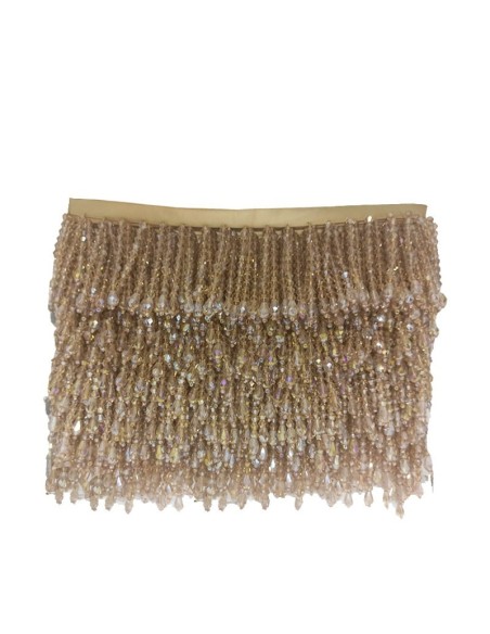 Fringe sewing Bicone Light Peach AB pack - 1 MT.
