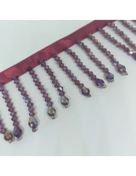 Fringe sewing Bicone Rose AB pack - 1 MT.