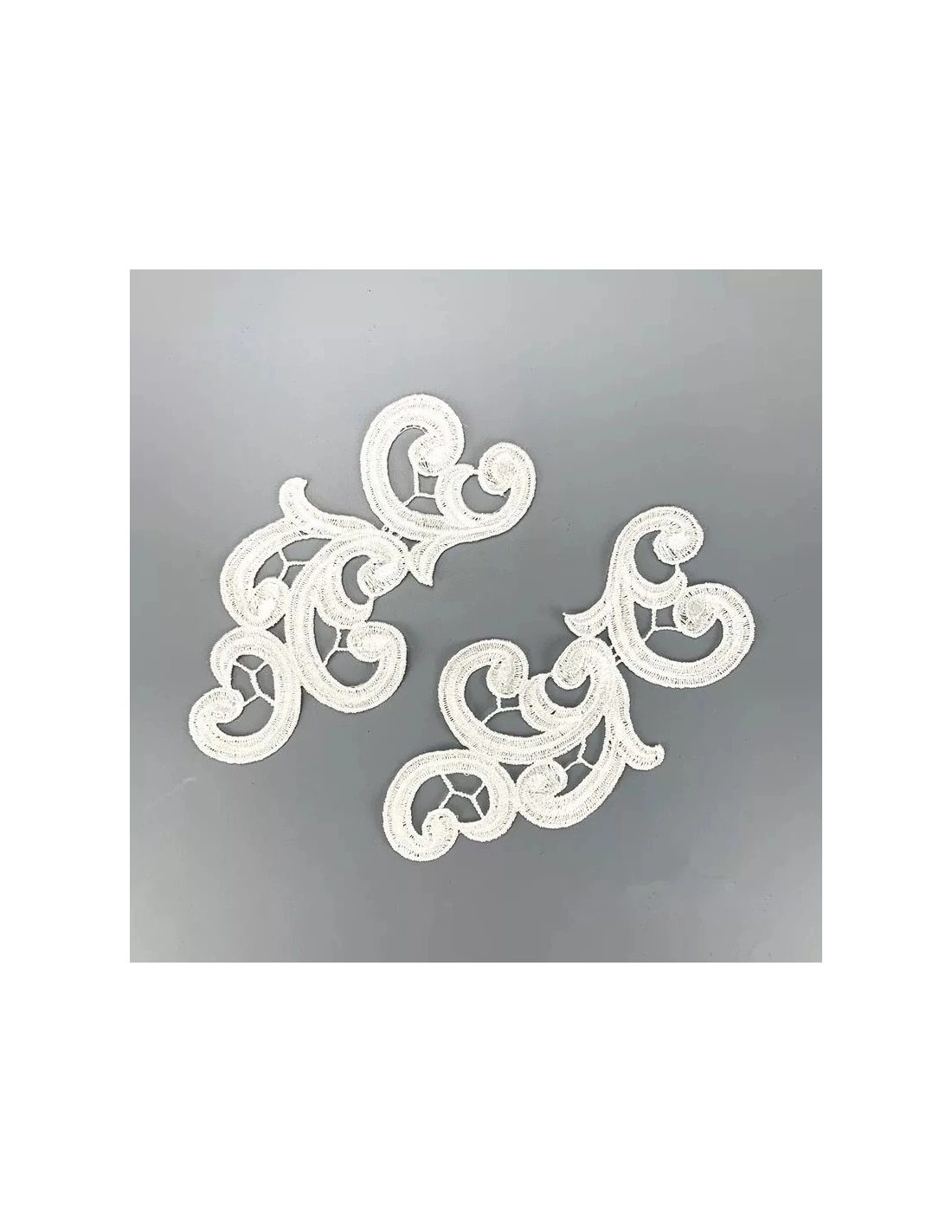 Application embroidered fabric Gold 18x5 cm - 1PA - Applications for Leotards and Dresses