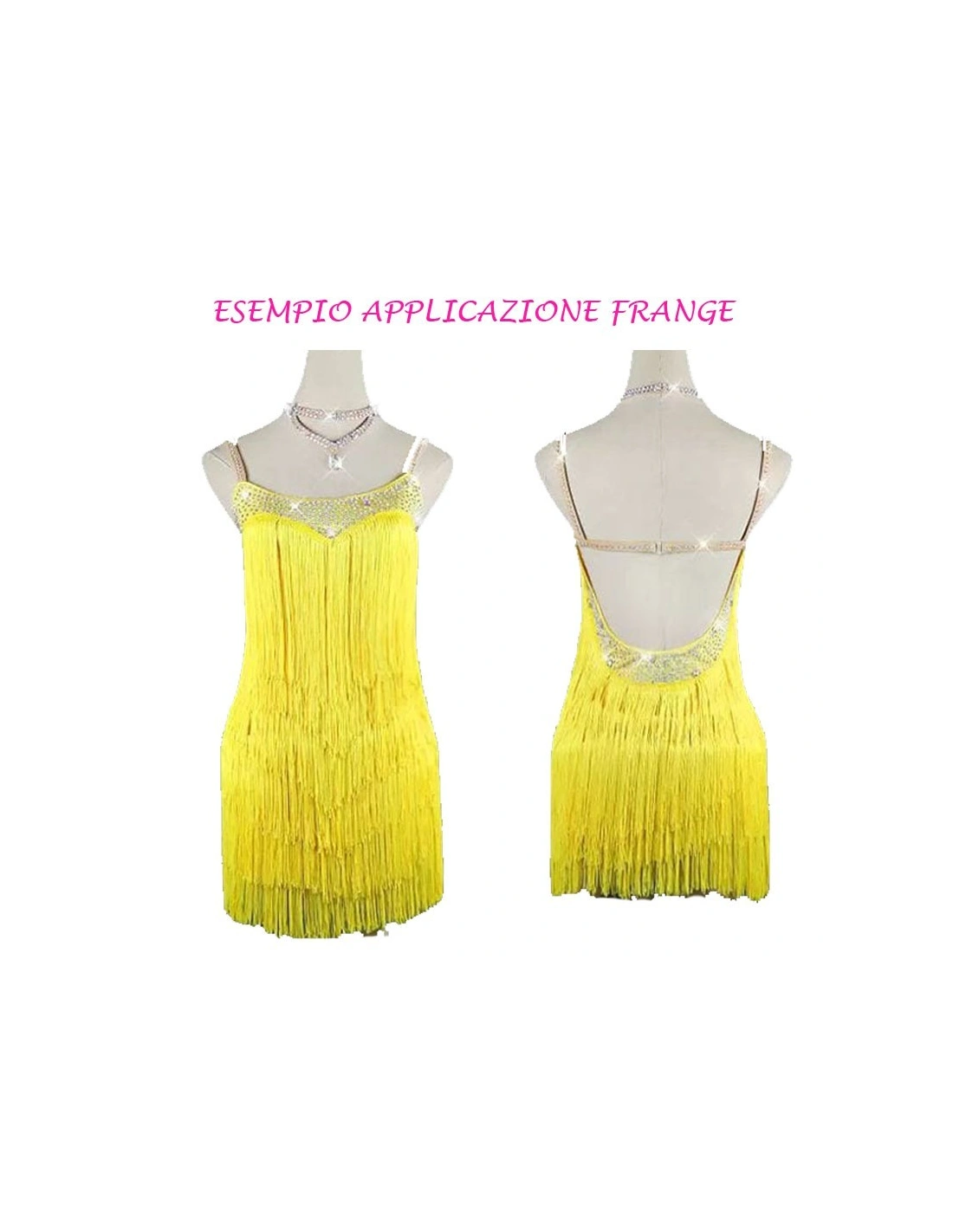 Tripolino Fringe cm 15 Yellow Pastel - Pack of 1 mt.