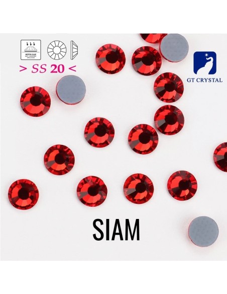 Rhinestones Gt Crystal Hotfix ss 20 Siam - 144 pcs - Hotfix Strass