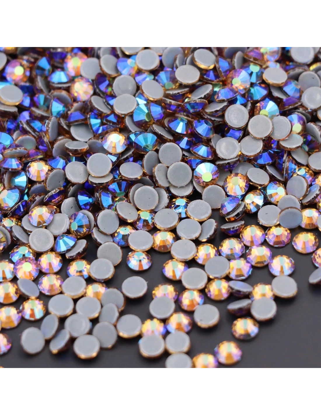 Rhinestones Gt Crystal Hotfix ss 20 Topaz AB -  144 pcs - Hotfix Strass