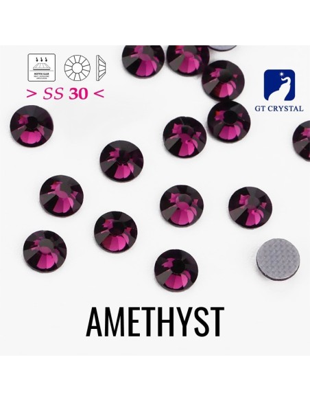 Strass GT Crystal Termoadesivi ss 30 Amethyst - 144PZ - Strass termoadesivi