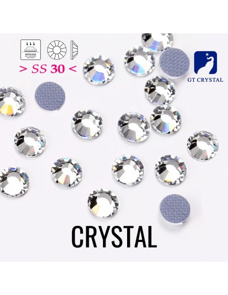 Strass GT Crystal Termoadesivo ss 30 Crystal - 144PZ Rhinestones Hotfix Strass GT Crystal Termoadesivo ss 30 Crystal - 144PZ Rhinestones Hotfix
