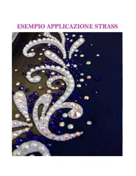 Strass Gt Crystal Hotfix ss 30  Crystal - 144 pcs - Hotfix Strass