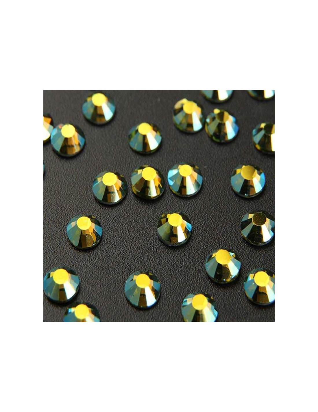 Rhinestones Gt Crystal Hotfix ss 30 Jet Hematite- 144 pcs - Hotfix Strass