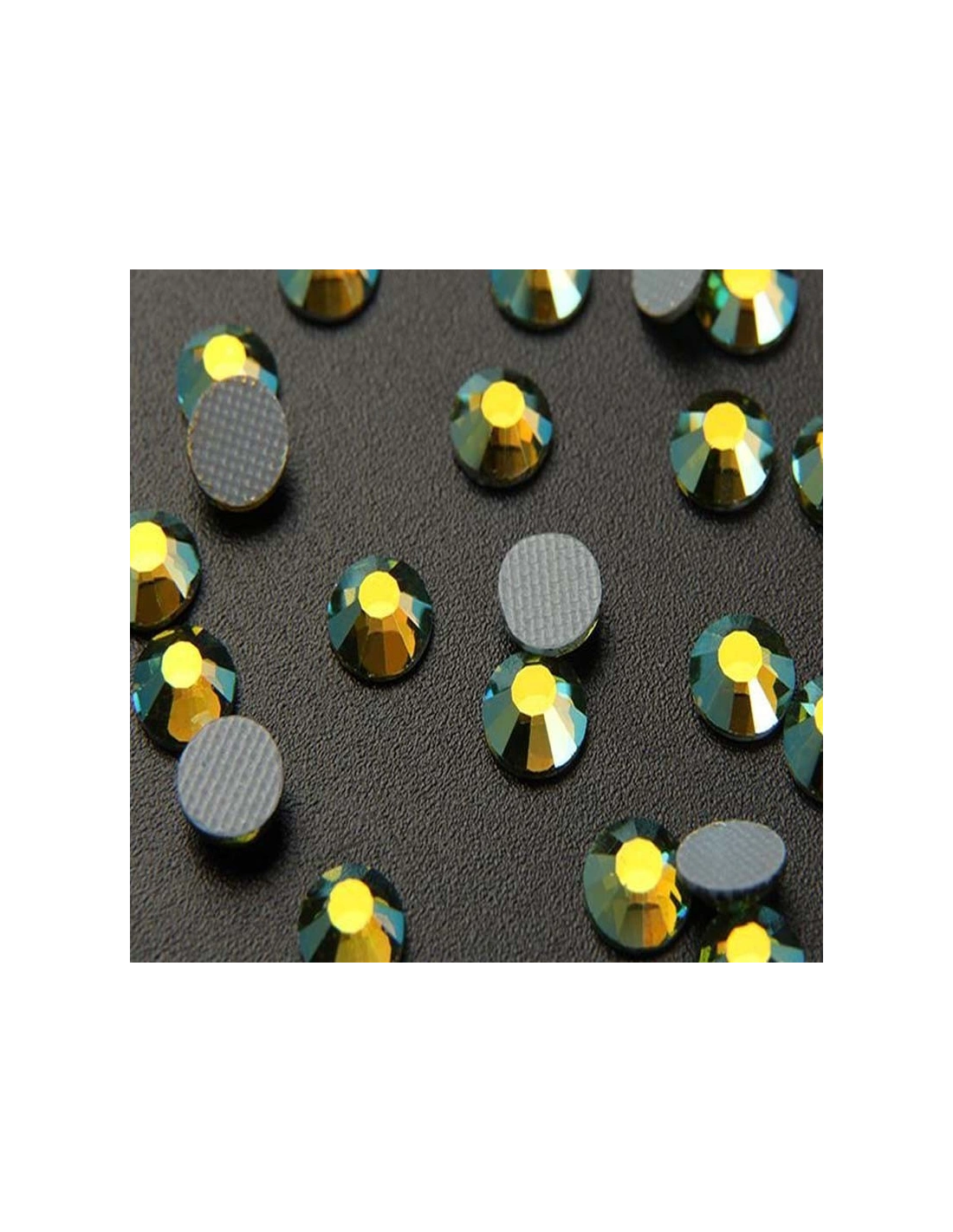 Rhinestones Gt Crystal Hotfix ss 30 Jet Hematite- 144 pcs - Hotfix Strass