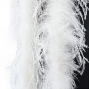 Boa Ostrich Feather White... 2