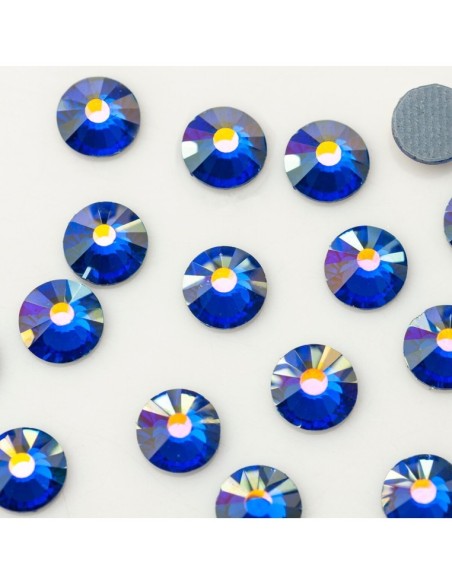 Rhinestones Gt Crystal Hotfix ss 16 Sapphire AB - 144 pcs - Hotfix Strass