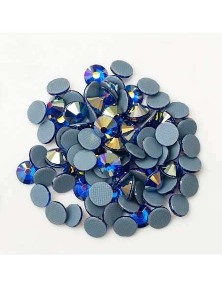 Rhinestones Gt Crystal Hotfix ss 16 Sapphire AB - 144 pcs - Hotfix Strass
