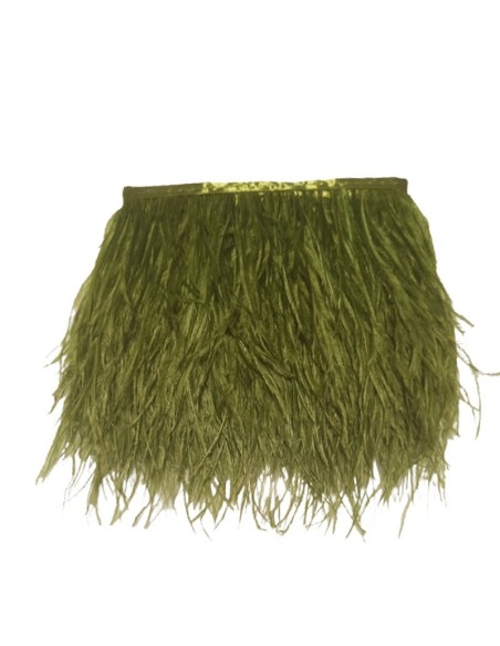 Fringe Sewing Turquoise Ostrich Feathers  Pack - 1MT. - Fringes and Feathers