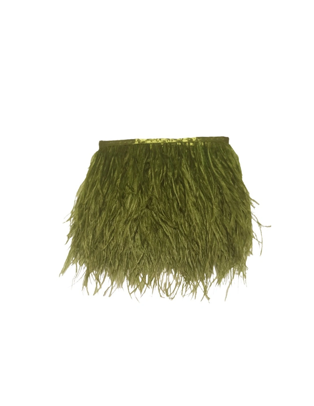 Fringe Sewing Turquoise Ostrich Feathers  Pack - 1MT. - Fringes and Feathers