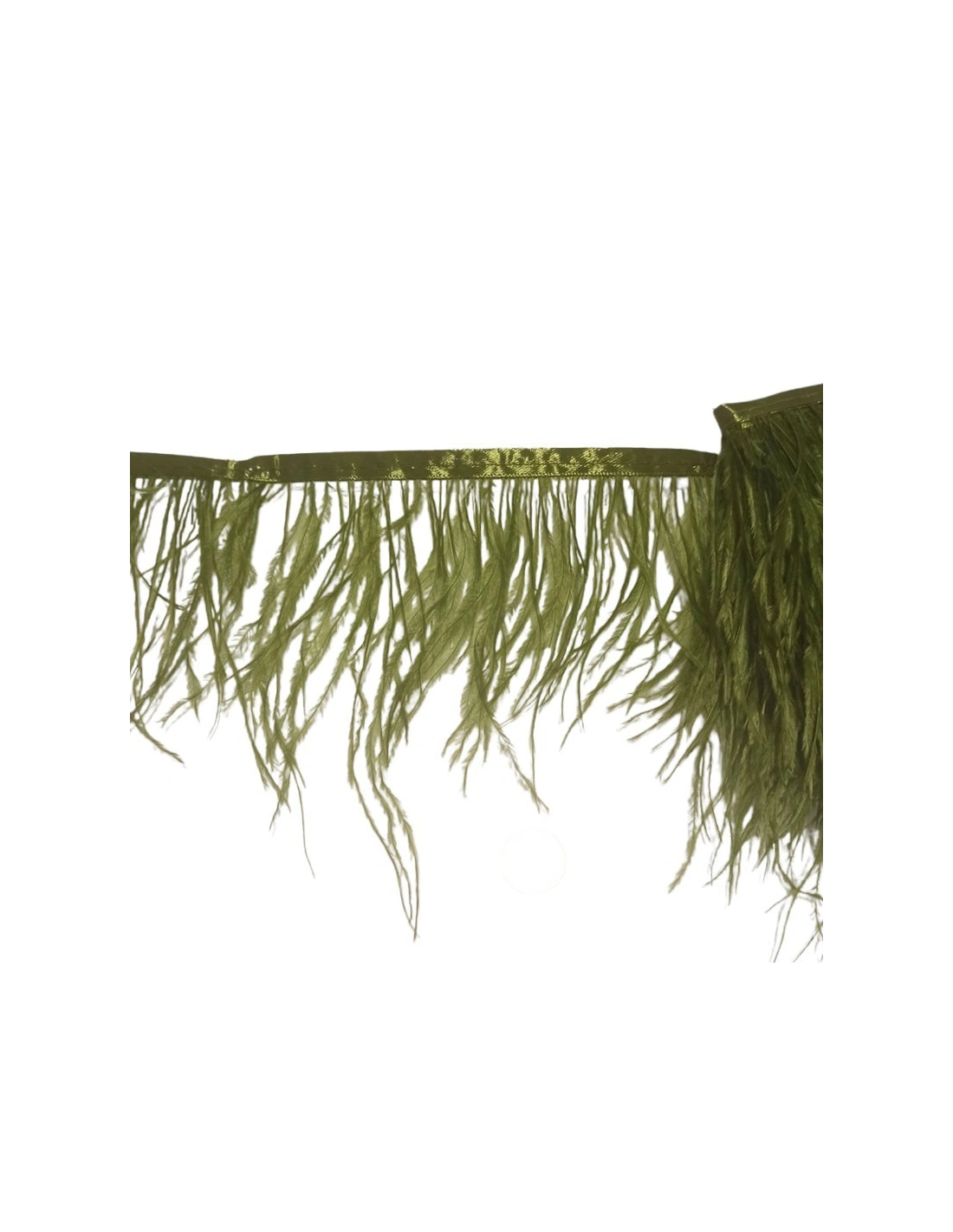 Fringe Sewing Turquoise Ostrich Feathers  Pack - 1MT. - Fringes and Feathers