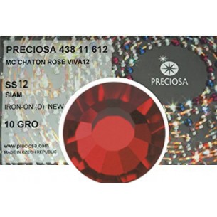 Preciosa Strass Termoadesivi ss 12 Siam - 1440 PZ