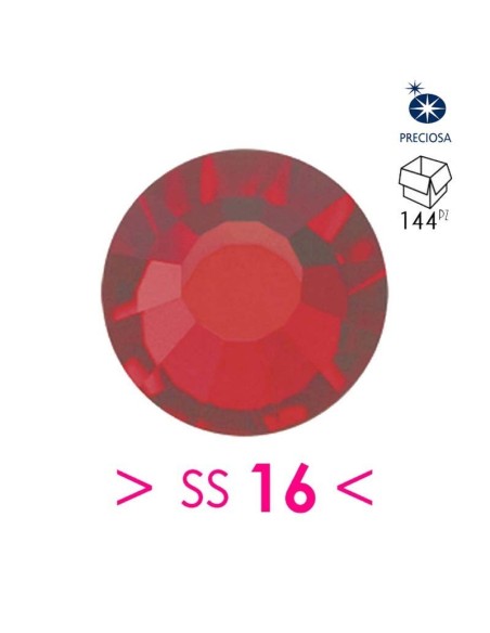 Rhinestones Preciosa Hotfix ss 20 Lt. Siam -  144 pcs - Hotfix Strass