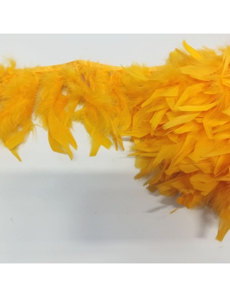 Fringe Sewing Black Ostrich Feathers  Pack - 1MT. - Fringes and Feathers